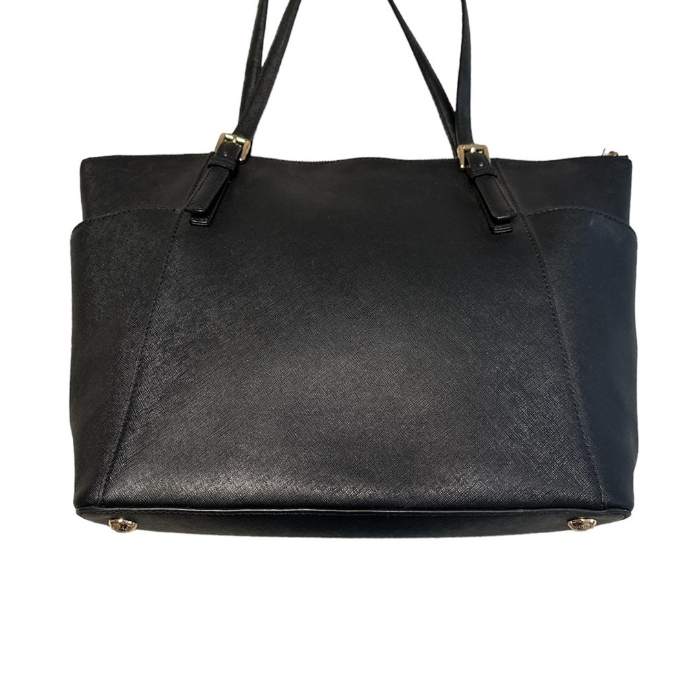 Michael Kors Black Leather Tote - Picture 2 of 12